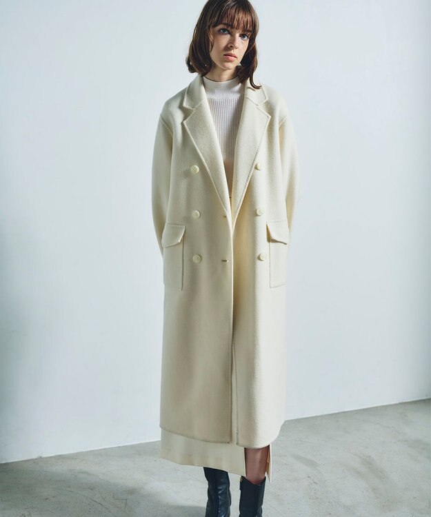 GRACE CONTINENTAL ウールリバーチェスターコート キナリ