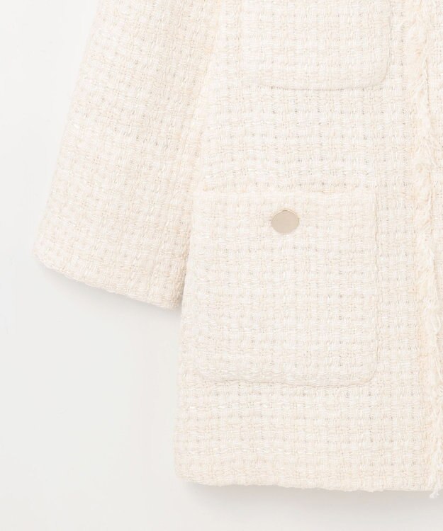 GRACE CONTINENTAL ツイードショートコート キナリ