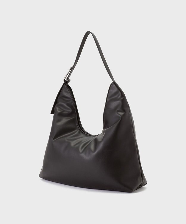 GRACE CONTINENTAL パテッドレザートート ブラック