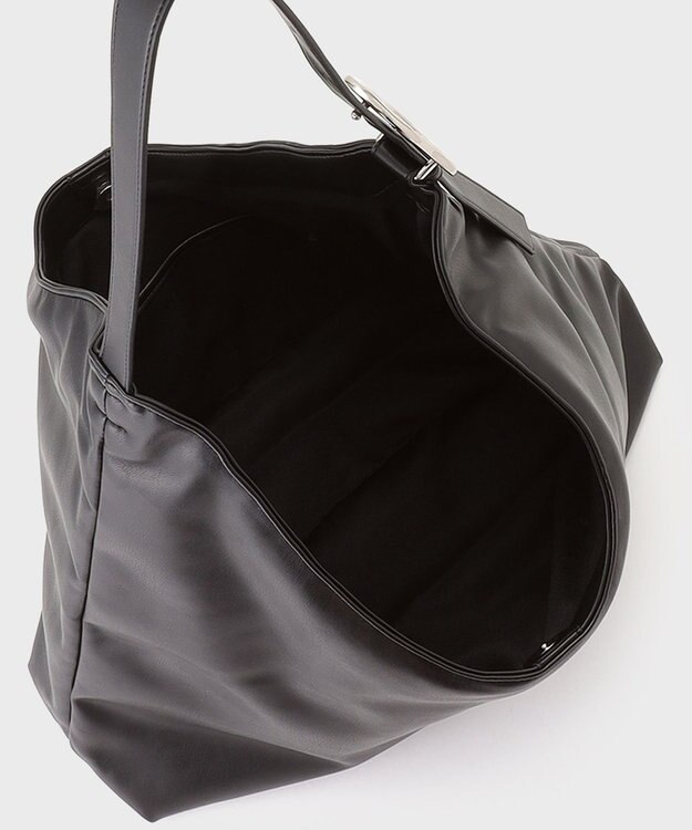 GRACE CONTINENTAL パテッドレザートート ブラック