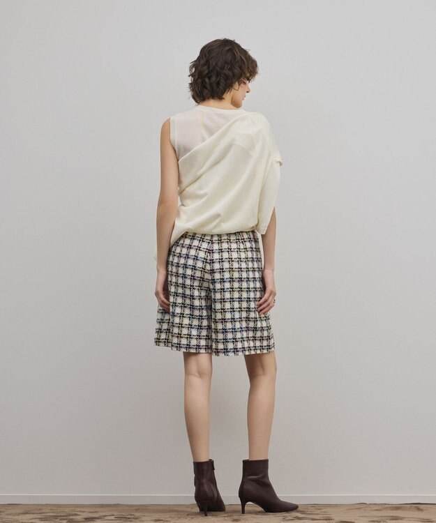 GRACE CONTINENTAL ツイードショートパンツ ブラック