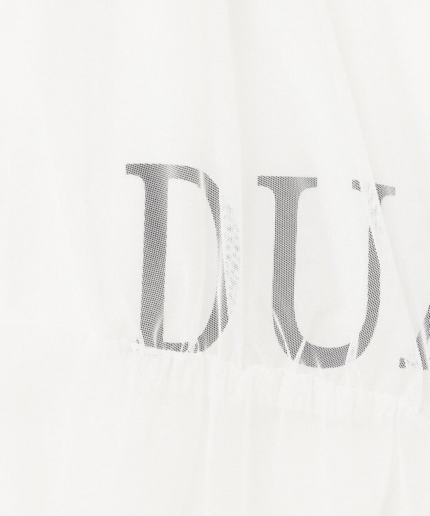 GRACE CONTINENTAL チュールレイヤードトップ ホワイト