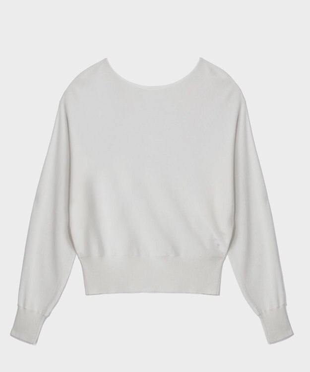 GRACE CONTINENTAL シアードルマントップ ホワイト