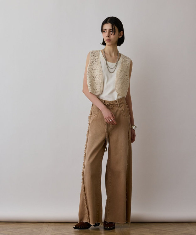 GRACE CONTINENTAL メッシュembジレ キナリ