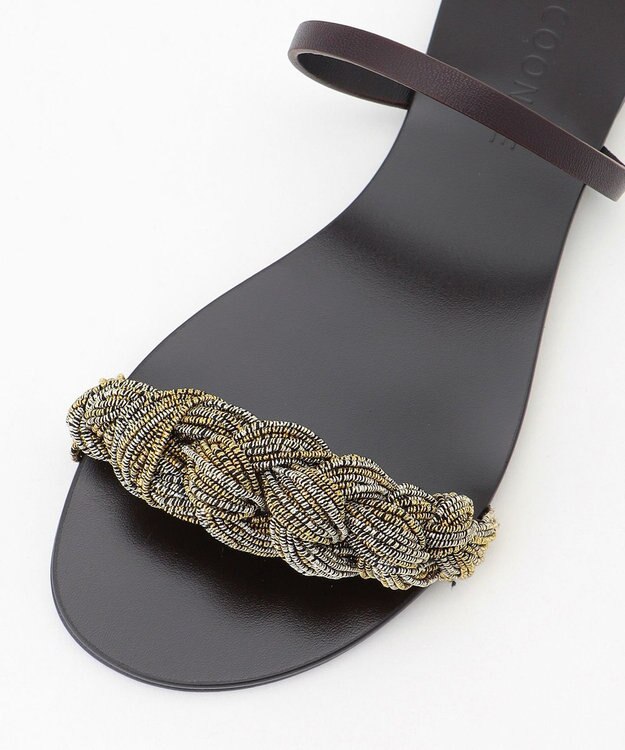 GRACE CONTINENTAL LAOCONTE 　MATILDEサンダル ダークブラウン