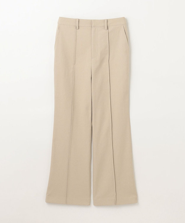 GRACE CONTINENTAL スリムフレアパンツ ベージュ