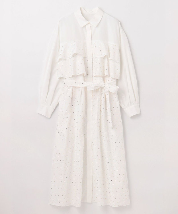 箔ドットシャツドレス 箔ドットシャツドレス / GRACE CONTINENTAL | GRACE CONTINENTAL
