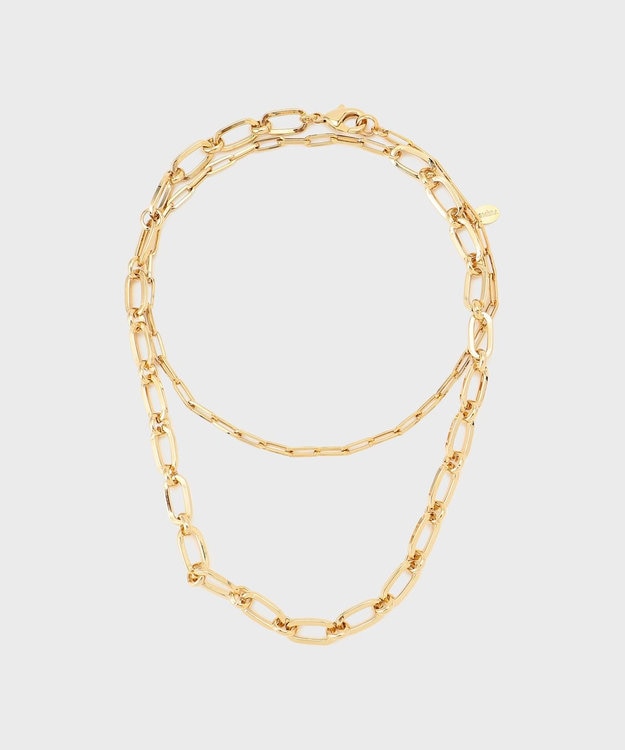 GRACE CONTINENTAL EMERA チェーンネックレス ゴールド