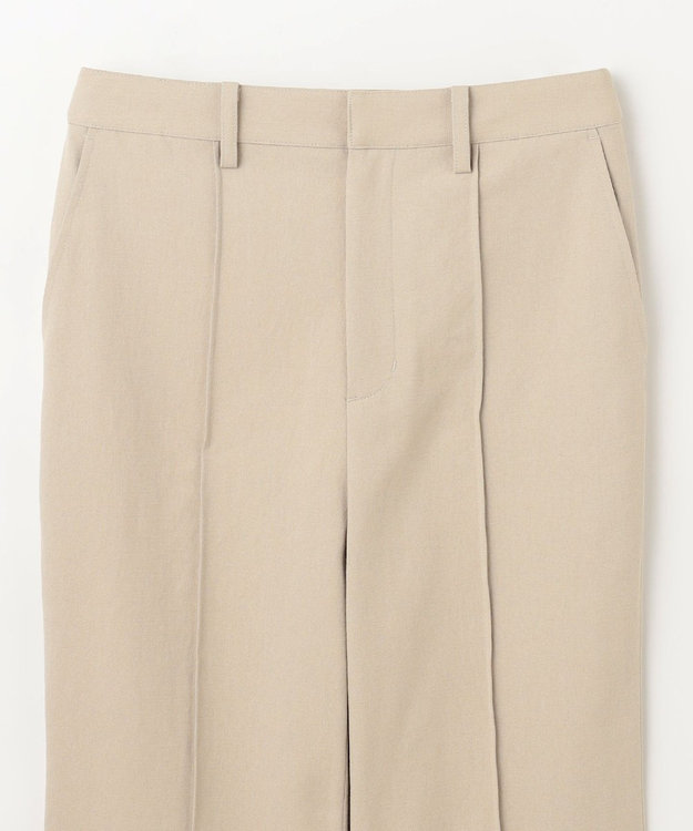 GRACE CONTINENTAL スリムフレアパンツ ベージュ