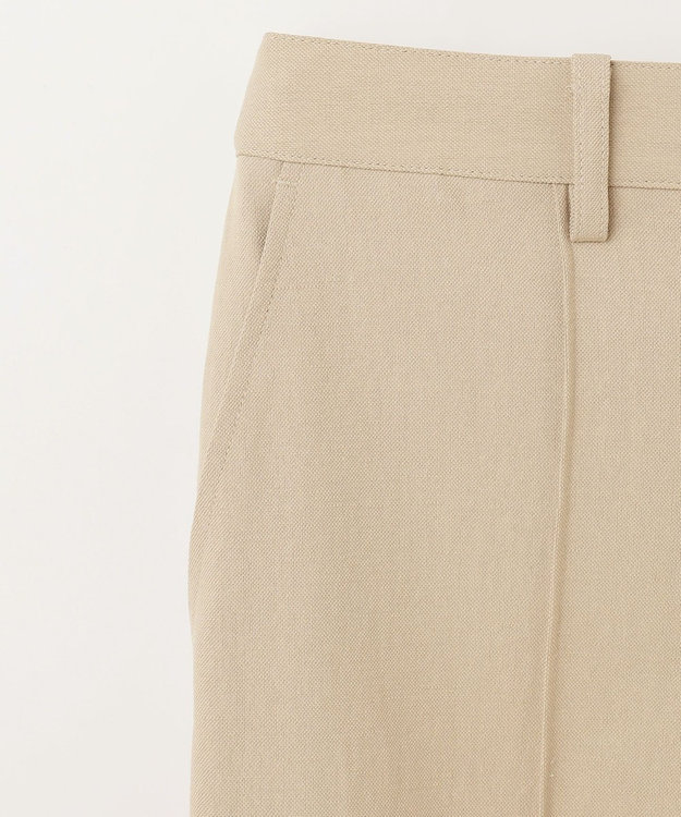 GRACE CONTINENTAL スリムフレアパンツ ベージュ