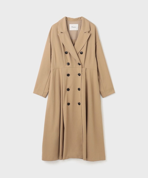 GRACE CONTINENTAL オーバーテーラーコート キャメル