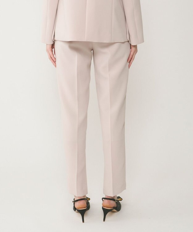 GRACE CONTINENTAL インサイドスリットスリムパンツ ベージュ