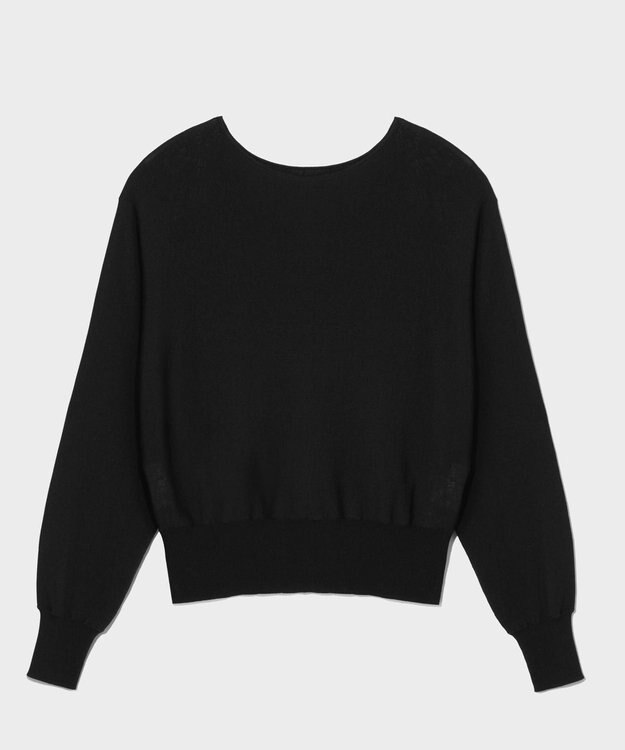 GRACE CONTINENTAL シアードルマントップ ブラック