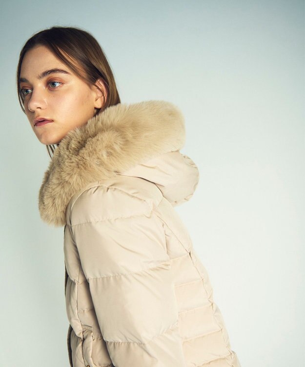 GRACE CONTINENTAL コンパクトダウンジャケット ベージュ