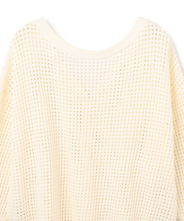 GRACE CONTINENTAL メッシュドルマン2WAYニット ホワイト