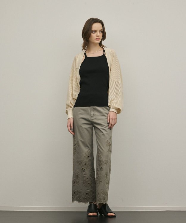 GRACE CONTINENTAL ボレロニットカーディガン キナリ