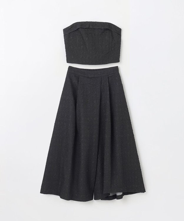 GRACE CONTINENTAL ビスチェsetワイドパンツ ブラック