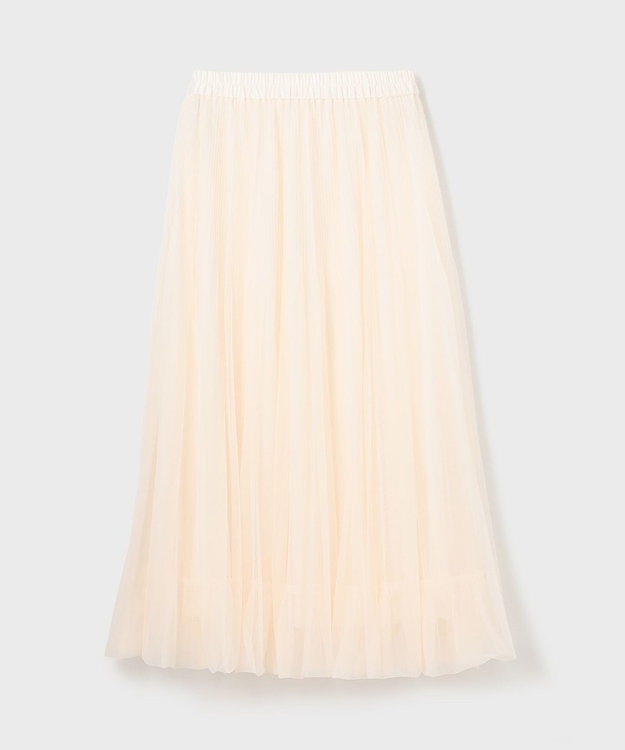 GRACE CONTINENTAL チュールバルーンスカート ホワイト