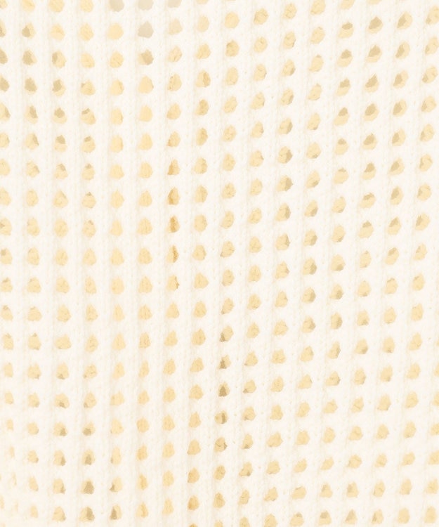 GRACE CONTINENTAL メッシュドルマン2WAYニット ホワイト