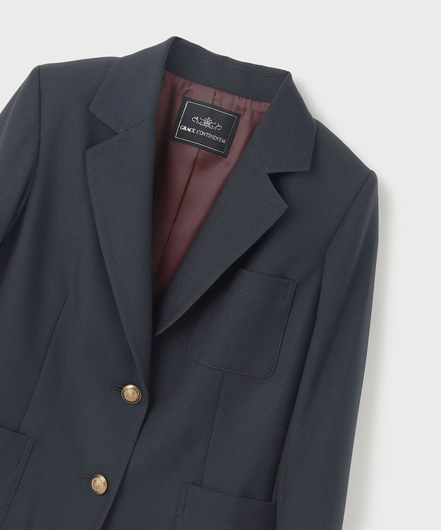 GRACE CONTINENTAL ブレザージャケット ネイビー