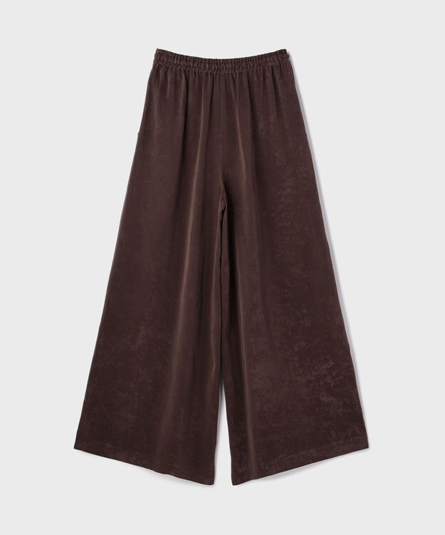 GRACE CONTINENTAL フィブリルイージーパンツ ダークブラウン