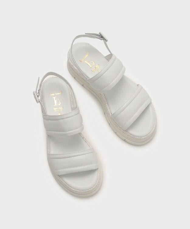 GRACE CONTINENTAL LUCA GROSSI ベルトサンダル ホワイト