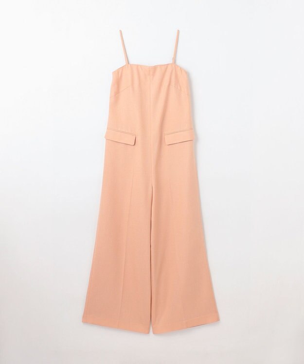 GRACE CONTINENTAL リネンタッチビスチェサロペ ピンク