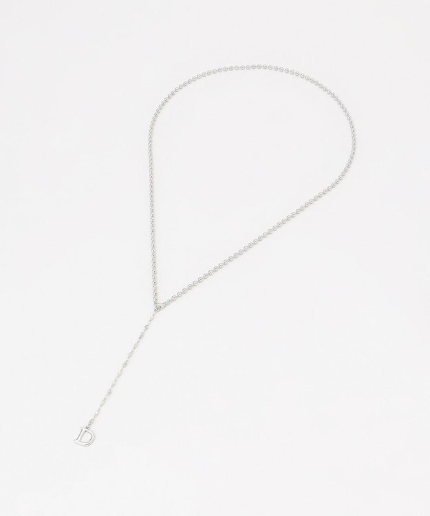 GRACE CONTINENTAL ボールチェーンロングネックレス シルバー