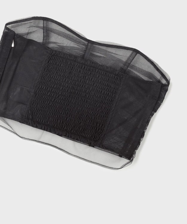 GRACE CONTINENTAL チュールベアトップ ブラック