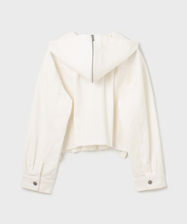 GRACE CONTINENTAL フードジップデニムジャケット キナリ