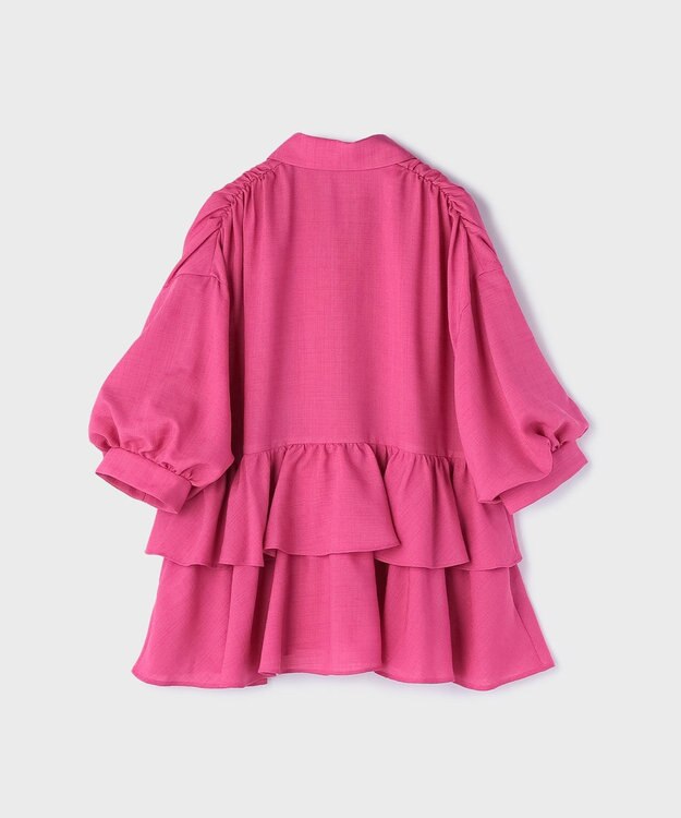 GRACE CONTINENTAL ティアードシャツチュニック ピンク