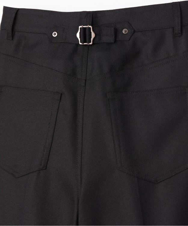GRACE CONTINENTAL ウールワイドパンツ ブラック
