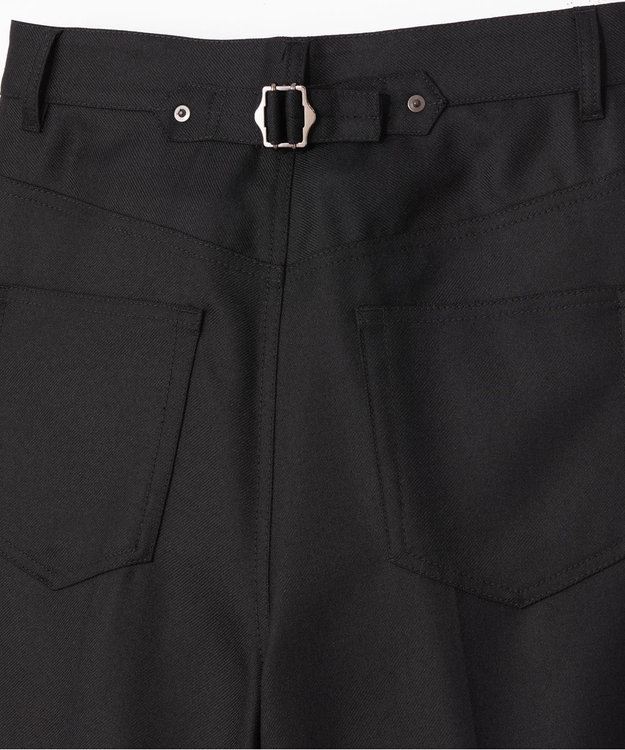 GRACE CONTINENTAL ウールワイドパンツ ブラック