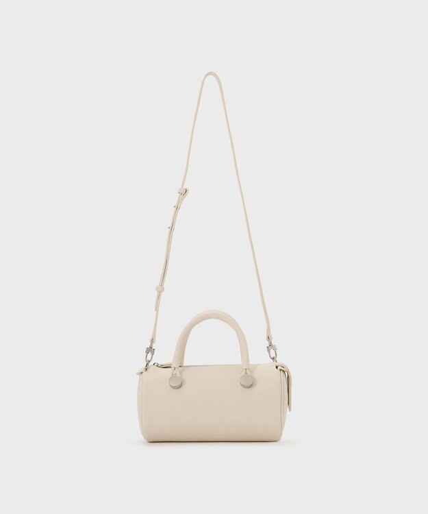 GRACE CONTINENTAL ADD CULUMN DRUM BAG ホワイト