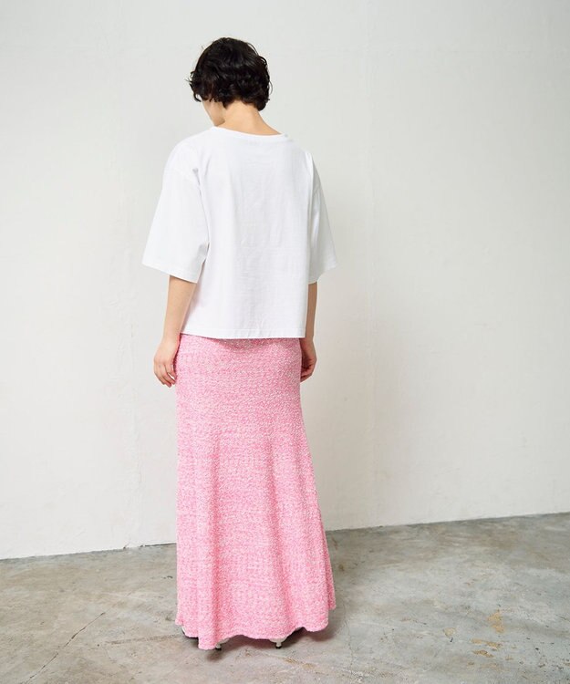 GRACE CONTINENTAL プリントトップ ホワイト