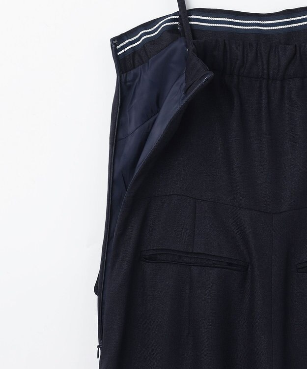 GRACE CONTINENTAL リネンタッチビスチェサロペ ネイビー