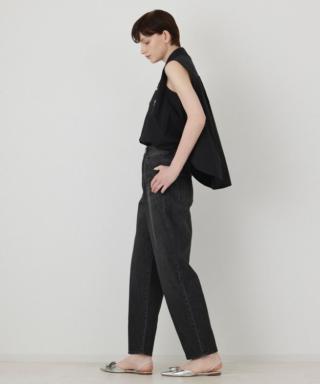 GRACE CONTINENTAL ビジューノースリーブシャツ ブラック
