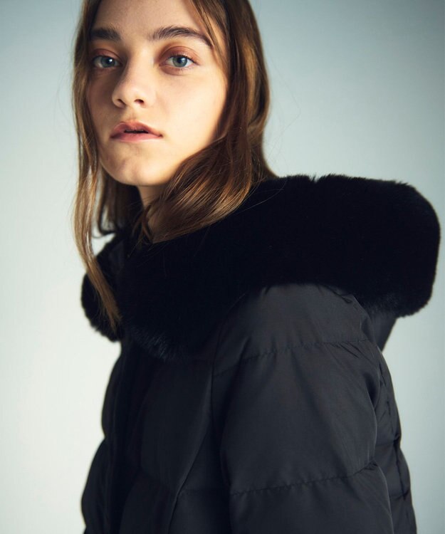 GRACE CONTINENTAL コンパクトダウンジャケット ブラック