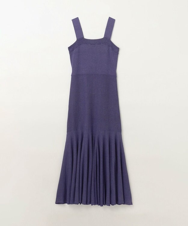 GRACE CONTINENTAL ニットキャミワンピース ブルー
