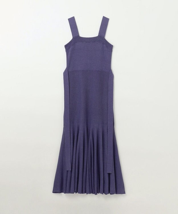 GRACE CONTINENTAL ニットキャミワンピース ブルー