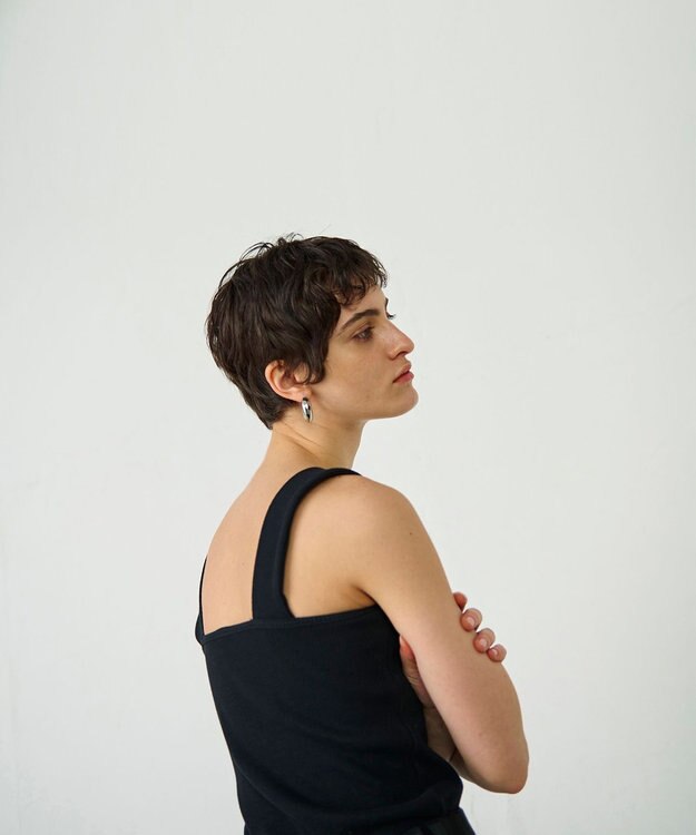 GRACE CONTINENTAL テレコベアトップ ブラック