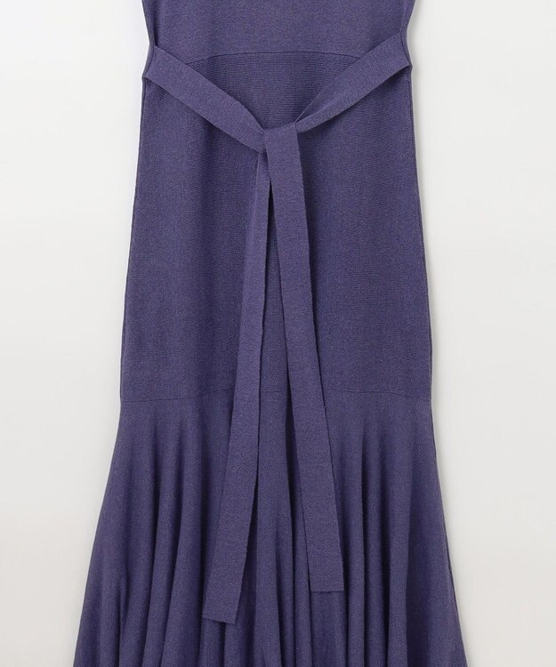 GRACE CONTINENTAL ニットキャミワンピース ブルー