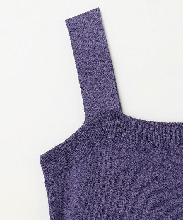 GRACE CONTINENTAL ニットキャミワンピース ブルー