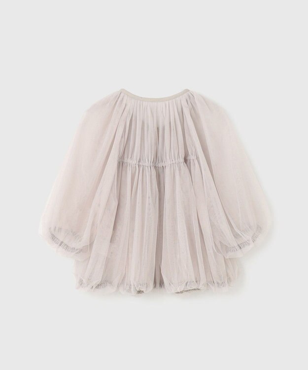 GRACE CONTINENTAL チュールシアーブルゾン ベージュ