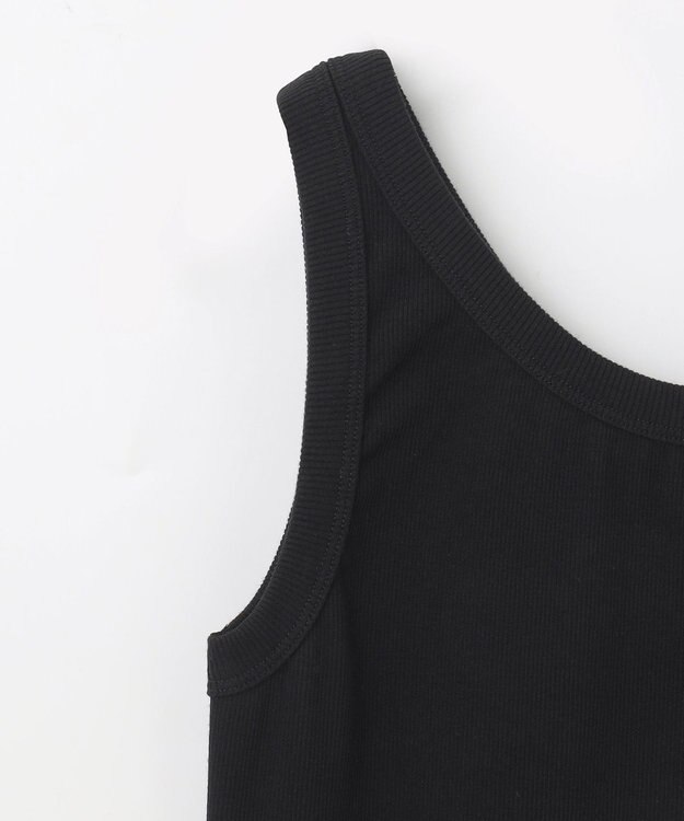 GRACE CONTINENTAL テレコノースリーブ ブラック