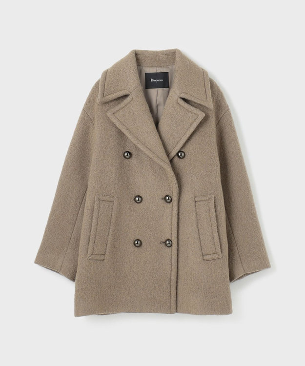 【タグ付き】bibiy. オリビアコート　グレー モヘヤシャギーPコート / GRACE CONTINENTAL | GRACE