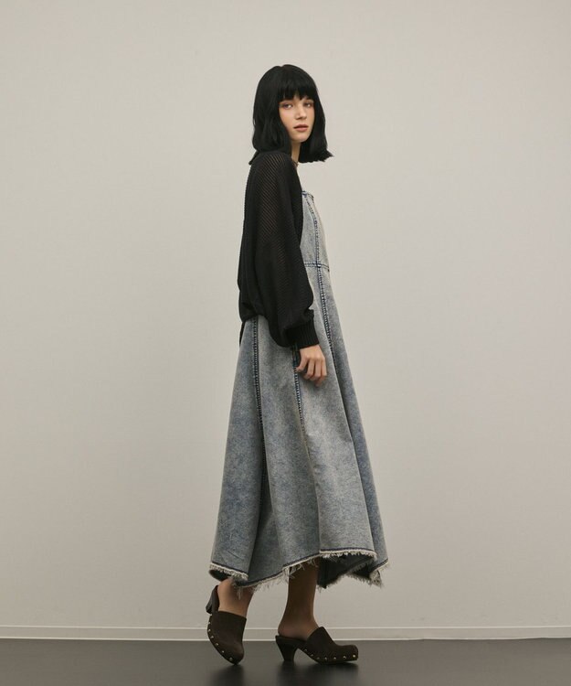 GRACE CONTINENTAL ボレロニットカーディガン ブラック