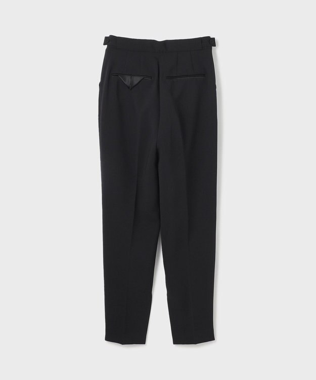 GRACE CONTINENTAL インサイドスリットスリムパンツ ブラック