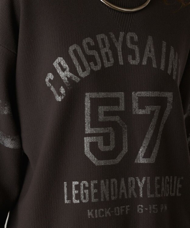 GRACE CONTINENTAL ナンバリングニットトップ グレー