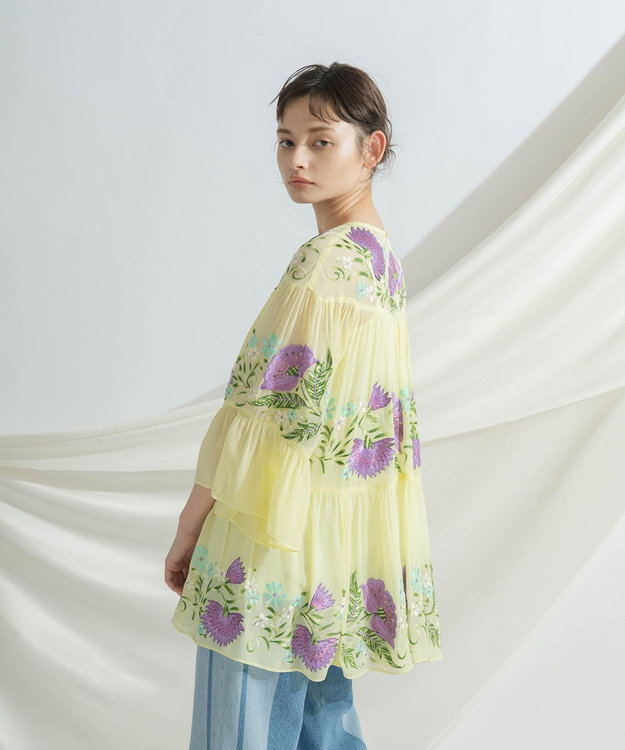 刺繍ギャザートップ / GRACE CONTINENTAL | GRACE CONTINENTAL